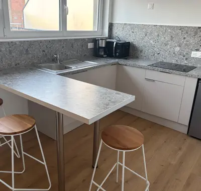 Photo de la Cuisine du Studio CHAMBRES DUNKERQUE